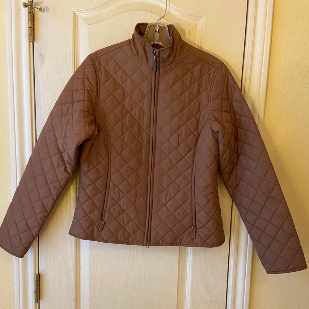 Brown Cutter  and Buck quilted jacket